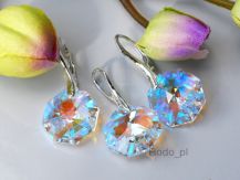 KOMPLET OCTAGON STRASS BLUE AB
