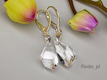 KOLCZYKI POLYGON CRYSTAL 21MM