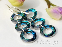 KOLCZYKI RING BERMUDA BLUE 