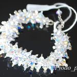 WINOGRONOWA BRANSOLETKA JEŻ CRYSTAL AB - 3