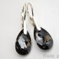 KOLCZYKI SILVER NIGHT MIGDAŁ NOWOŚĆ 16MM