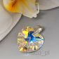 WISIOREK SERCE SWAROVSKI OPALIZUJĄCY