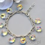 BRANSOLETKA SATELITKI 10 KAMIENI SWAROVSKI - 2