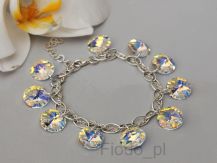 BRANSOLETKA SATELITKI 10 KAMIENI SWAROVSKI