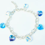 EXTRA BRANSOLETKA KOLOROWE KAMIENIE SWAROVSKI - 5