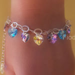 SZALONA BRANSOLETKA 14 KAMIENI SERCA SWAROVSKI - 4