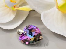 WISIOREK SERCE SWAROVSKI ZIMNE RÓŻE