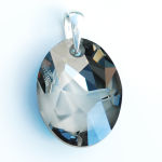 Jean Paul Gaultier for Swarovski wisiorek Metallic blue - 6