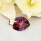WISIOREK SERCE SWAROVSKI AMETHYST