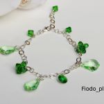 BRANSOLETKA W ZIELENIACH SWAROVSKI - 3