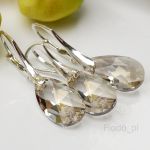 KOMPLET MAŁE MIGDAŁY EFEKT SILVER SHADE - 2