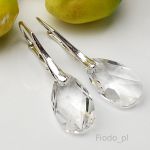 KOLCZYKI MAŁE MIGDAŁY CRYSTAL - 3