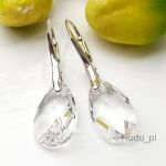 KOLCZYKI MAŁE MIGDAŁY CRYSTAL - 4