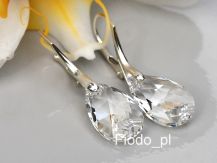 KOLCZYKI MAŁE MIGDAŁY CRYSTAL