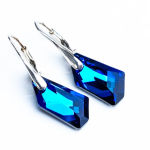 KOLCZYKI DE ART BERMUDA BLUE SWAROVSKI  - 2