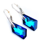 KOLCZYKI DE ART BERMUDA BLUE SWAROVSKI  - 3