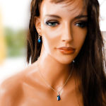 KOLCZYKI DE ART BERMUDA BLUE SWAROVSKI  - 10