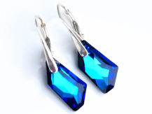 KOLCZYKI DE ART BERMUDA BLUE SWAROVSKI 
