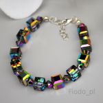 BRANSOLETKA VITRAIL MEDIUM CUDOWNE ZIELENIE - 4