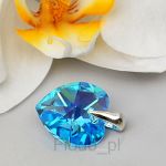 WISIOREK SERCE SWAROVSKI BŁĘKIT - 2
