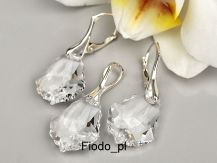 SUPER KOMPLET BAROK CRYSTAL DUŻY KAMIEŃ