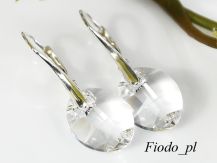 KOLCZYKI PURE LEAF CRYSTAL