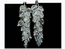 MEGA KOLCZYKI GRONA CRYSTAL