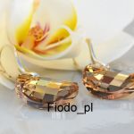 KOLCZYKI KOŁA TWIST GOLDEN SHADOW OKAZJA - 3