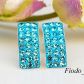 KOLCZYKI PASKI AQUAMARINE