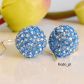KULE 1,2MM Z CYRKONIAMI  LIGHT SAPPHIRE