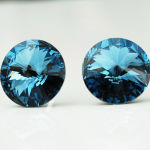 SZTYFTY RIVOLI MONTANA GRANAT SWAROVSKI  - 2