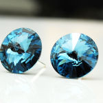 SZTYFTY RIVOLI MONTANA GRANAT SWAROVSKI  - 3
