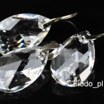 DUŻY MIGDAŁ CRYSTAL SWAROVSKI KOMPLET 28MM - 4