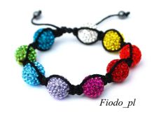 BRANSOLETKA SHAMBALLA 9 DUŻYCH KUL