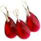 KOMPLET MIGDAŁÓW RUBY 22 MM
