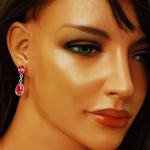 DŁUGIE MIGDAŁY ROSE RÓŻOWE ŁEZKI SWAROVSKI - 4