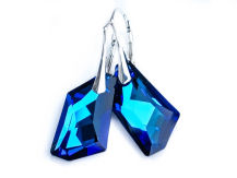 WIELKIE KOLCZYKI DE ART BERMUDA BLUE SWAROVSKI 