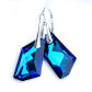 WIELKIE KOLCZYKI DE ART BERMUDA BLUE SWAROVSKI 