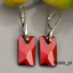 KOMPLET PENDULAR RED MAGMA SWAROVSKI - 3