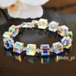ORYGINALNA BRANSOLETKA SWAROVSKI CUDNA KOSTKA - 2