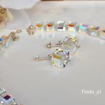 KOLIA NASZYJNIK DUŻA KOSTKA SWAROVSKI NIEZIEMSKA - 8