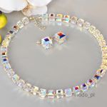 KOLIA NASZYJNIK DUŻA KOSTKA SWAROVSKI NIEZIEMSKA - 4