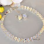 KOLIA NASZYJNIK DUŻA KOSTKA SWAROVSKI NIEZIEMSKA - 6