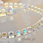 KOLIA NASZYJNIK DUŻA KOSTKA SWAROVSKI NIEZIEMSKA - 5