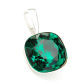 PRZEPIĘKNY WISIOREK KWADRAT SQUARE EMERALD
