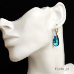 KOLCZYKI TEARDROP BERMUDA BLUE - 2
