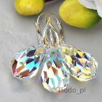 DUŻY KOMPLET KROPLA ŁEZKA SWAROVSKI OPALIZUJĄCY - 4
