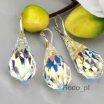 DUŻY KOMPLET KROPLA ŁEZKA SWAROVSKI OPALIZUJĄCY - 6
