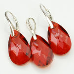 MIGDAŁ Red Magma piękna czerwień kryształ Swarovski - 2