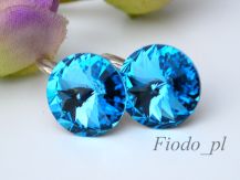 RIVOLI NA ZAPIĘCIACH ANGIELSKICH AQUAMARINE SWAROVSKI NOWOŚĆ